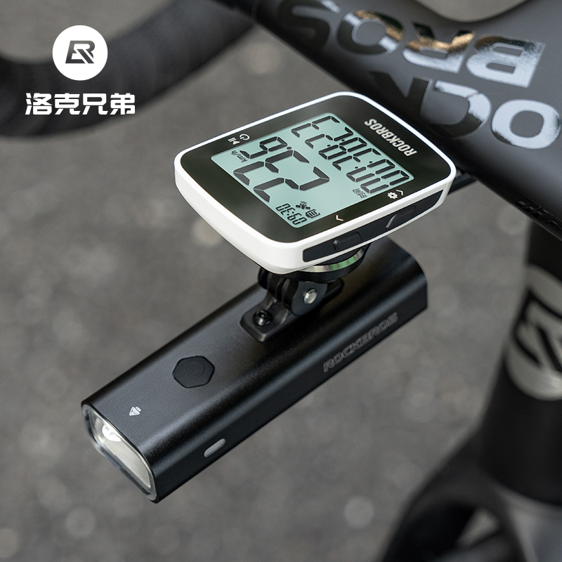 洛克兄弟自行车GPS无线智能码表