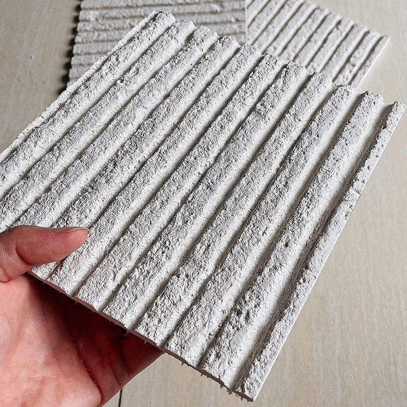 抖音同款软瓷柔性粗纹线石材软瓷阡陌石脉络石包圆柱贴弧形背景墙