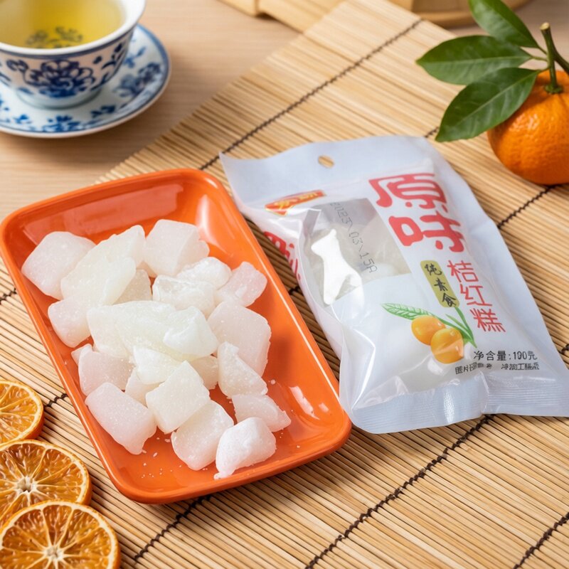纯素食原味桔红糕闽南特产橘红糕糯米糕点传统小吃零食甜点茶点心