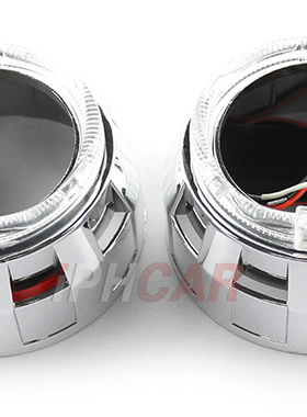 iphcar威信灯罩黑色银色143款LED光导天使眼汽车前大灯天使眼日行