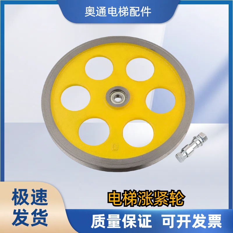 电梯涨紧轮涨紧装置