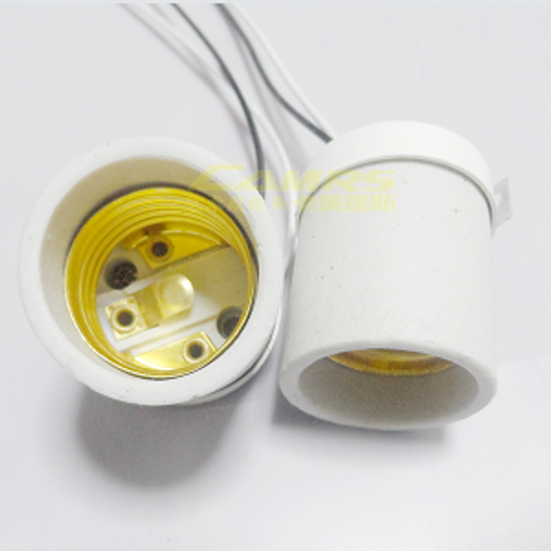 吸顶灯改装耐高温E27E14陶瓷灯头