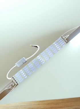 LED吸顶灯灯芯4W6W8W长条灯条长方形客厅灯灯管5730高亮光源灯盘