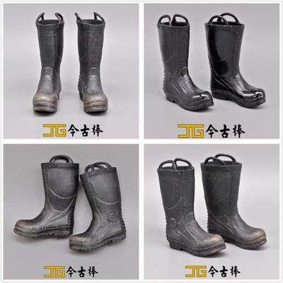 ENTERBAY1/6兵人模型EB 救火英雄谢霆锋生化消防靴子安全防滑水鞋