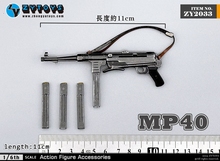 ZYTOYS1/6兵人玩具手办 MP40冲锋枪 德系二战 WWII模型 人偶 现货