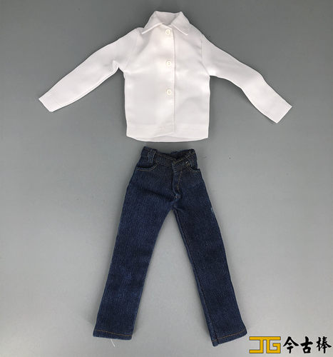 威龙兵人模型1/6女生衬衫服装