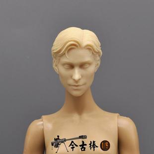 1:6兵人女素体女人偶白模无色女头雕Lisa短发版绘画临摹素材模型