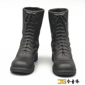 空降兵战斗靴长筒靴子 RAH 美军 6兵人模型 现代潮流塑料空心