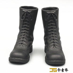 RAH 1/6兵人模型 美军 空降兵战斗靴长筒靴子 现代潮流塑料空心