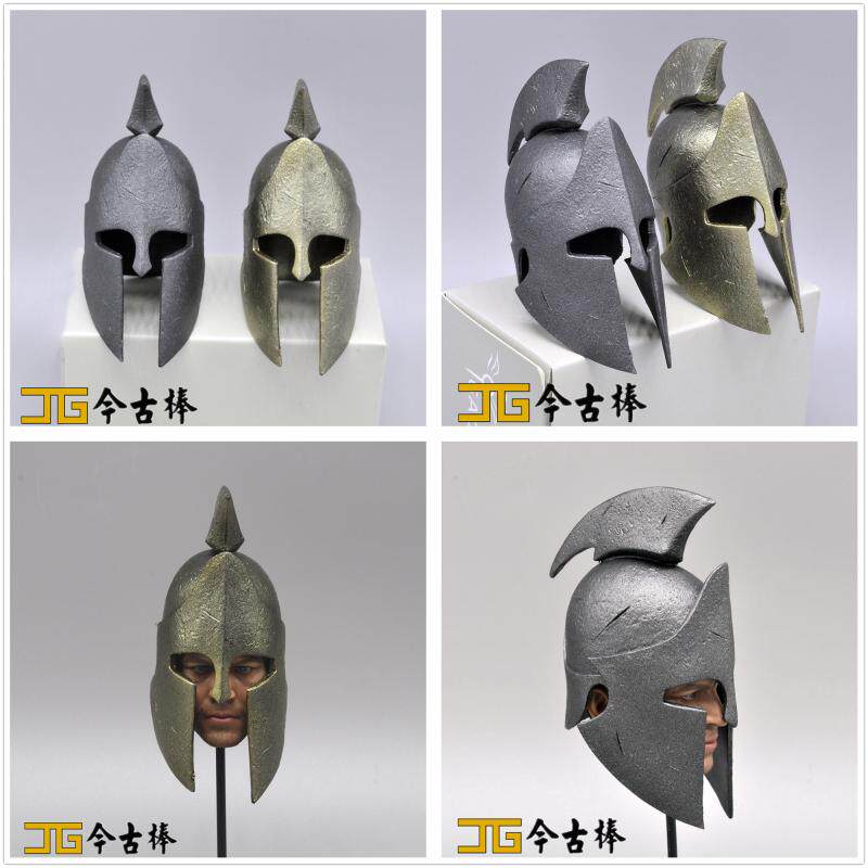头盔中世纪古罗马模型兵人