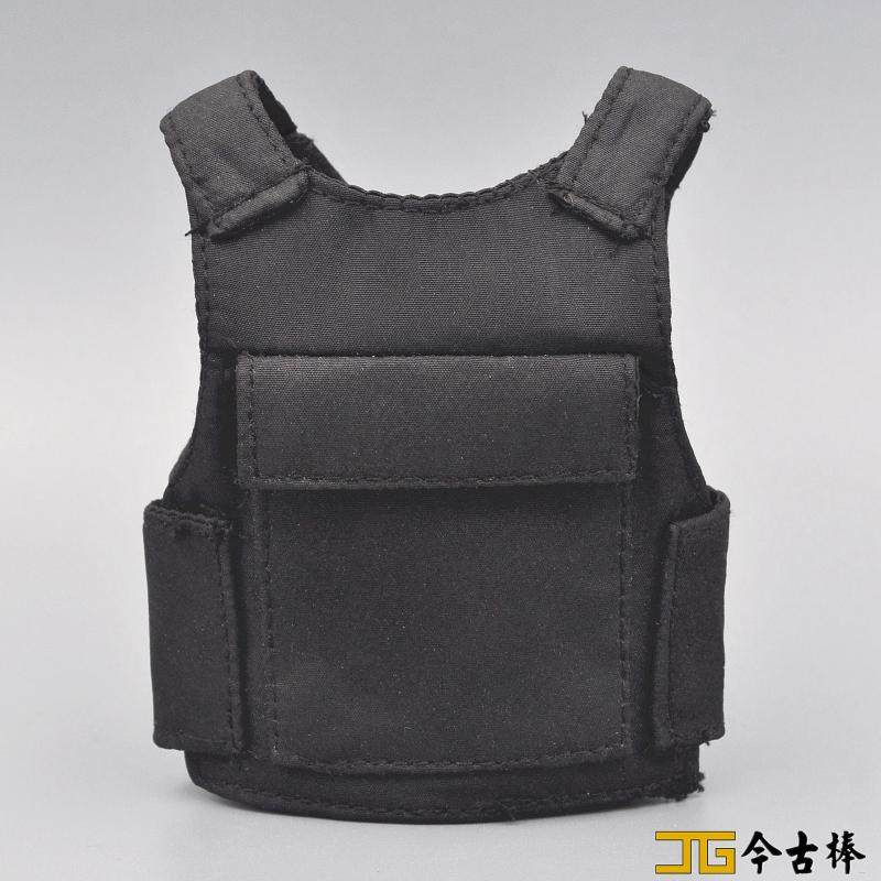 威龙dml1/6兵人模型美军sawt特种部队飞虎队黑色防弹防护背心