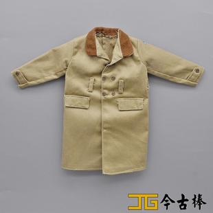 1:6兵人配件二战美军德军大衣风衣外套
