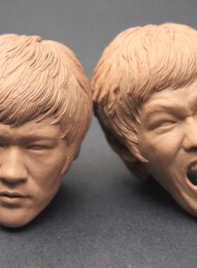 Enterbay兵人EB1/6珍藏版李小龙双头雕猛龙过江绘画临摹素材模型