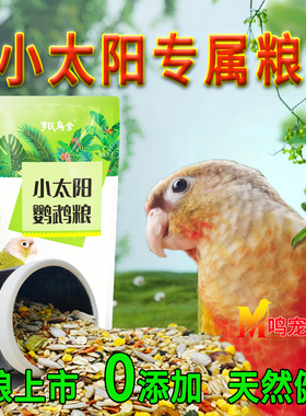 小太阳鹦鹉专用粮金太阳鸟食营养混合饲料种子粮加纳利子黄谷子粮