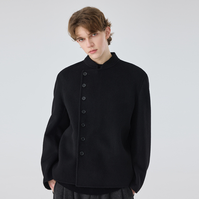 原创设计冬季新款新中式短款大衣