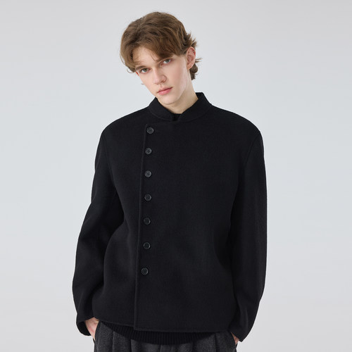 原创设计冬季新款新中式短款大衣