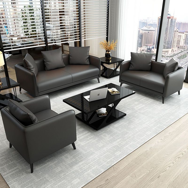 办公室沙发茶几组合现代简约会客洽谈出租房接待商务批发特价