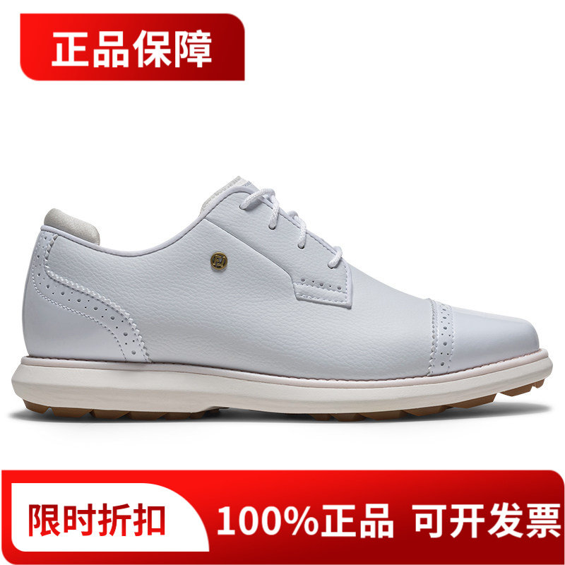 正品FOOTJOY高尔夫鞋女士球鞋无钉运动鞋FJ TRADITIONS女鞋98237