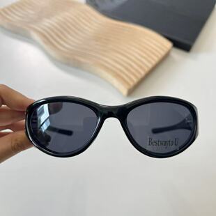 海的潮 发箍墨镜 板材Jennie范丞丞同款男女猫眼Y2K千禧太阳镜