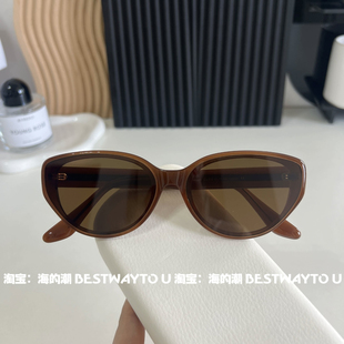 猫 做我 小猫眼墨镜阔面脸显脸小jennie风时髦防紫外线 潮 海