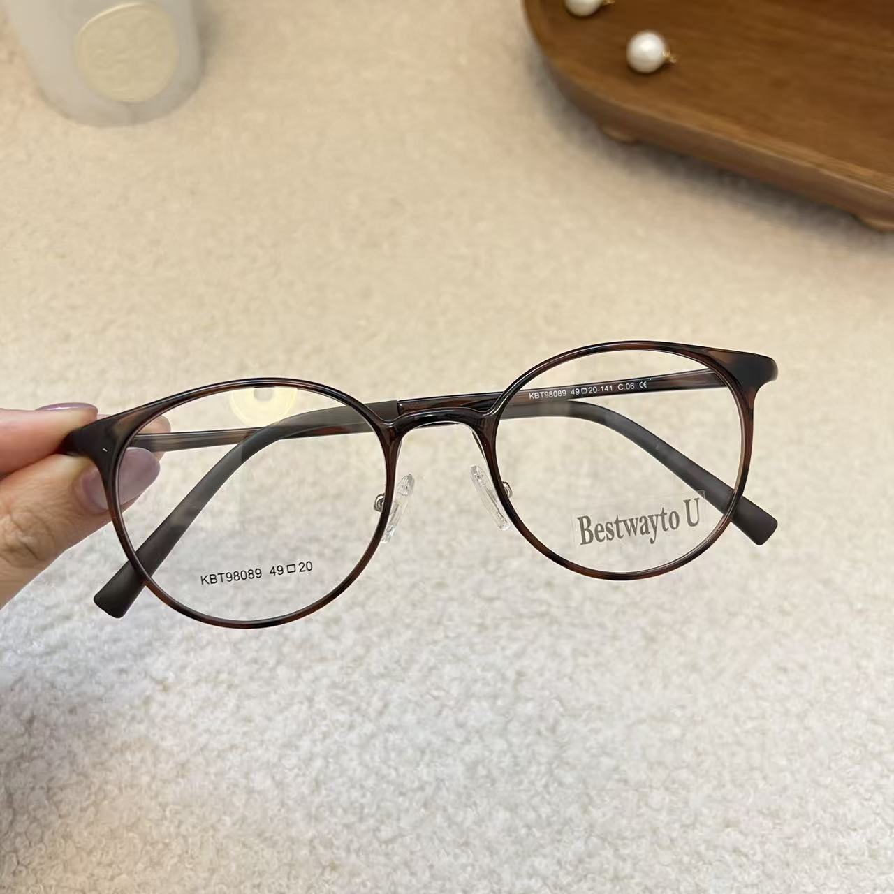 海的潮塑钢超轻百搭不挑人眼镜框