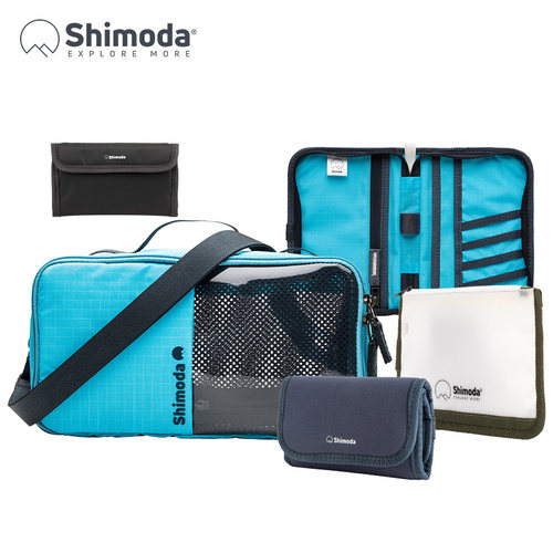Shimoda附件包存储卡包旅行收纳整理滤镜包护照包相机sdCF卡电池