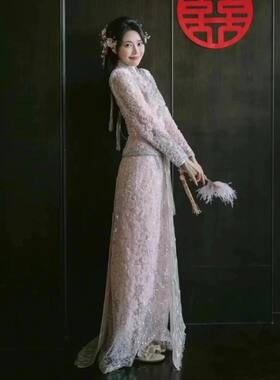 结婚礼服秀禾服名绣坊中式嫁衣