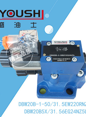 电磁溢流阀DBW20B5X/31.56EG24NZ5L,DBW20B-1-50/31.5EW220RNZ5L