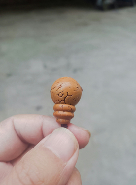 桃核三通光珠手串配饰桃核