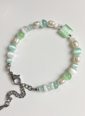 夏日薄荷糖清新凉感舒适绿色