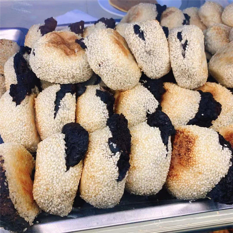 北京后海什刹海鸦儿李记清真豆馅烧饼5个红豆沙火烧回民蛤蟆吐蜜