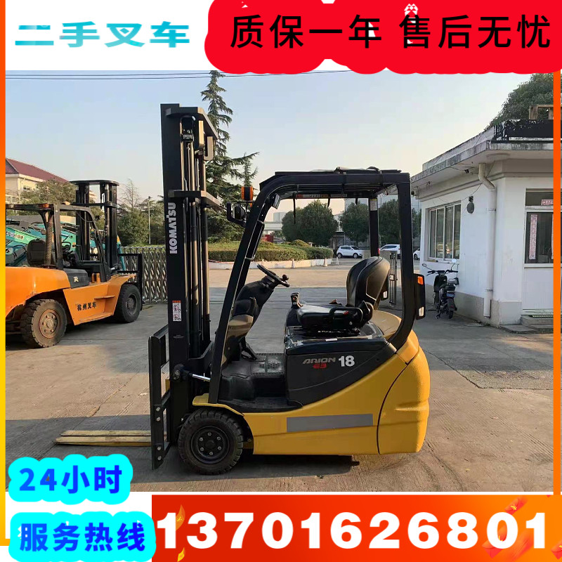 丰田小松二手电动叉车前移堆高车1吨1.5吨2吨3吨升高3米至8米