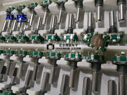 原装ALPS阿尔卑斯EC11B20244B5编码器20位脉冲带开关20F/25F半轴