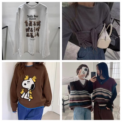 特价打折款长袖T恤衬衫针织衫毛衣外套卫衣