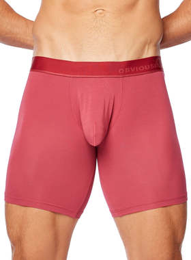 Obviously PrimeMan系列6inchBoxer大囊袋贴身轻柔性感男士平角裤