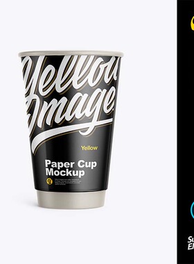 31833 一次性纸杯咖啡杯样机模板PSD源文件yellowimages素材