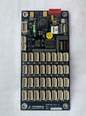 上海现代电梯配件STVF9轿厢通讯板扩展板，cc-909 wcop30N全新