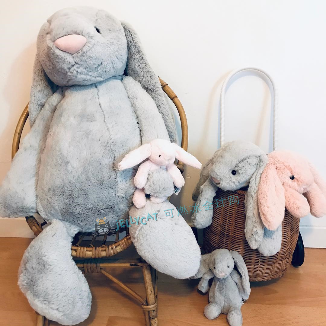 英国Jellycat Bashful Bunny邦尼兔子毛绒玩具公仔苏瑞王源同款-封面