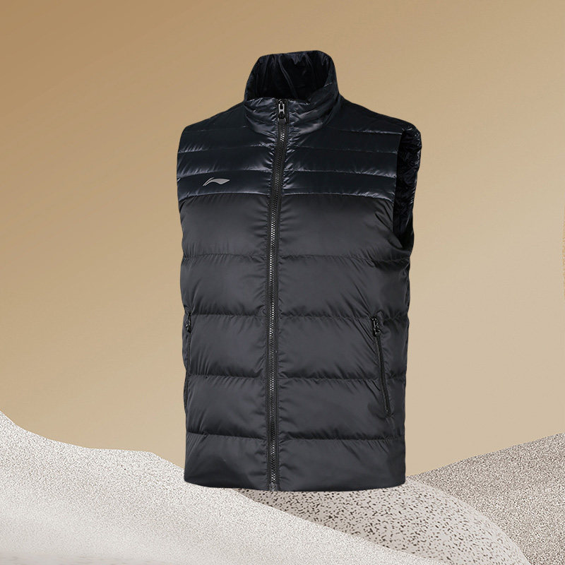 李宁正品男款冬季足球系列舒适常规时尚休闲运动羽绒马甲AMRM013,运动服/休闲服装,羽绒马甲,淘宝优惠券,粉丝福利购,淘宝优惠卷