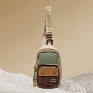 李宁反伍BADFIVE草木皆兵单肩包男包女包新款运动包ABDS363