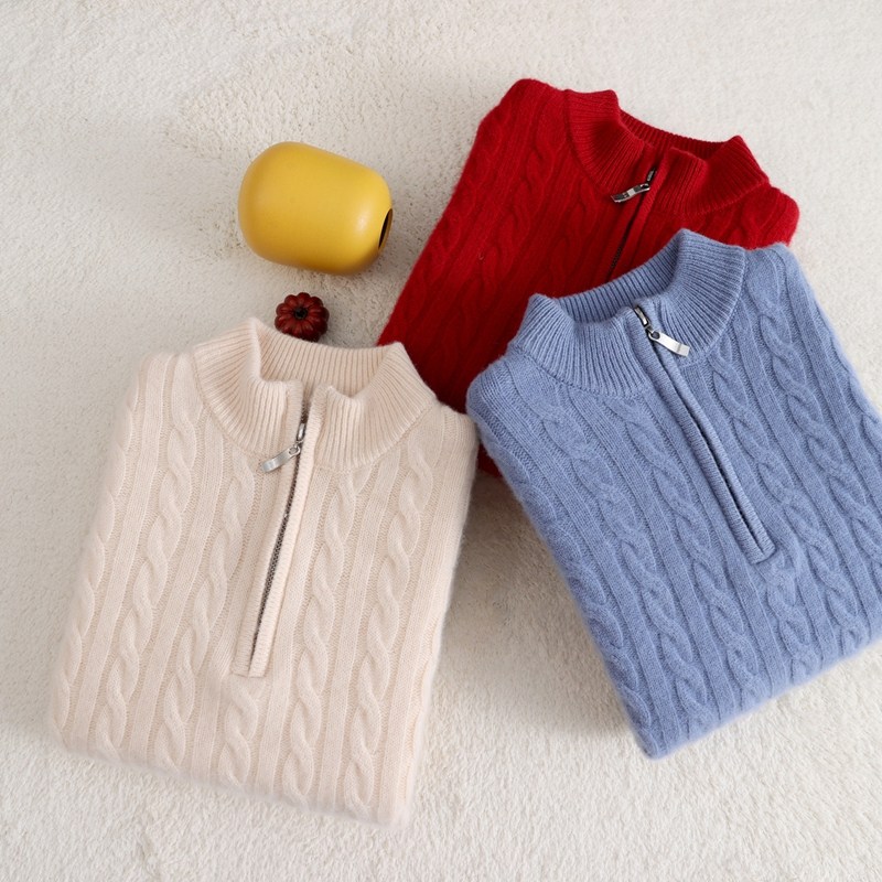 100%羊毛儿童麻花加厚套头拉链半高领纯羊毛衫男童秋冬季外穿毛衣,童装/婴儿装/亲子装,毛衣/针织衫,淘宝优惠券,粉丝福利购,淘宝优惠卷