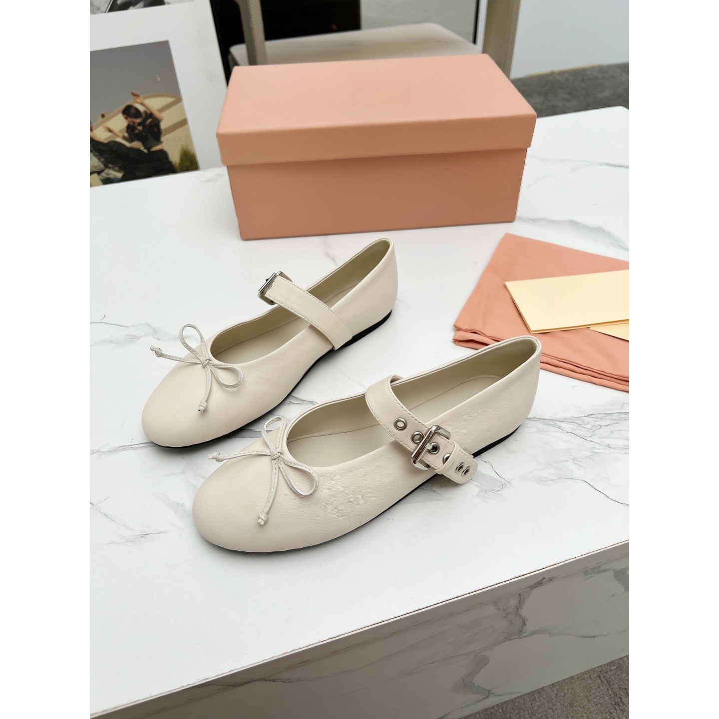 芭蕾风蝴蝶结玛丽珍鞋女平底鞋