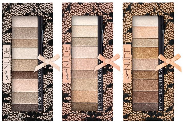 美国Physicians Formula 璀璨微光九色干湿两用眼影 裸色 低过敏