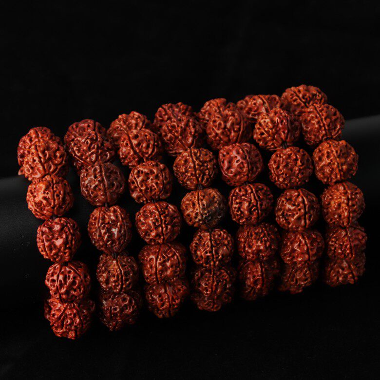 特价尼泊尔机刷包浆大金刚菩提子手串爆肉真手持佛珠原籽男女配饰