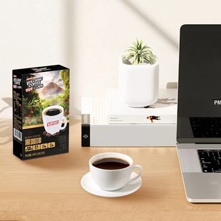 特价清仓印尼进口可比可火山黑咖啡24g冲泡饮品速溶咖啡苦黑提神