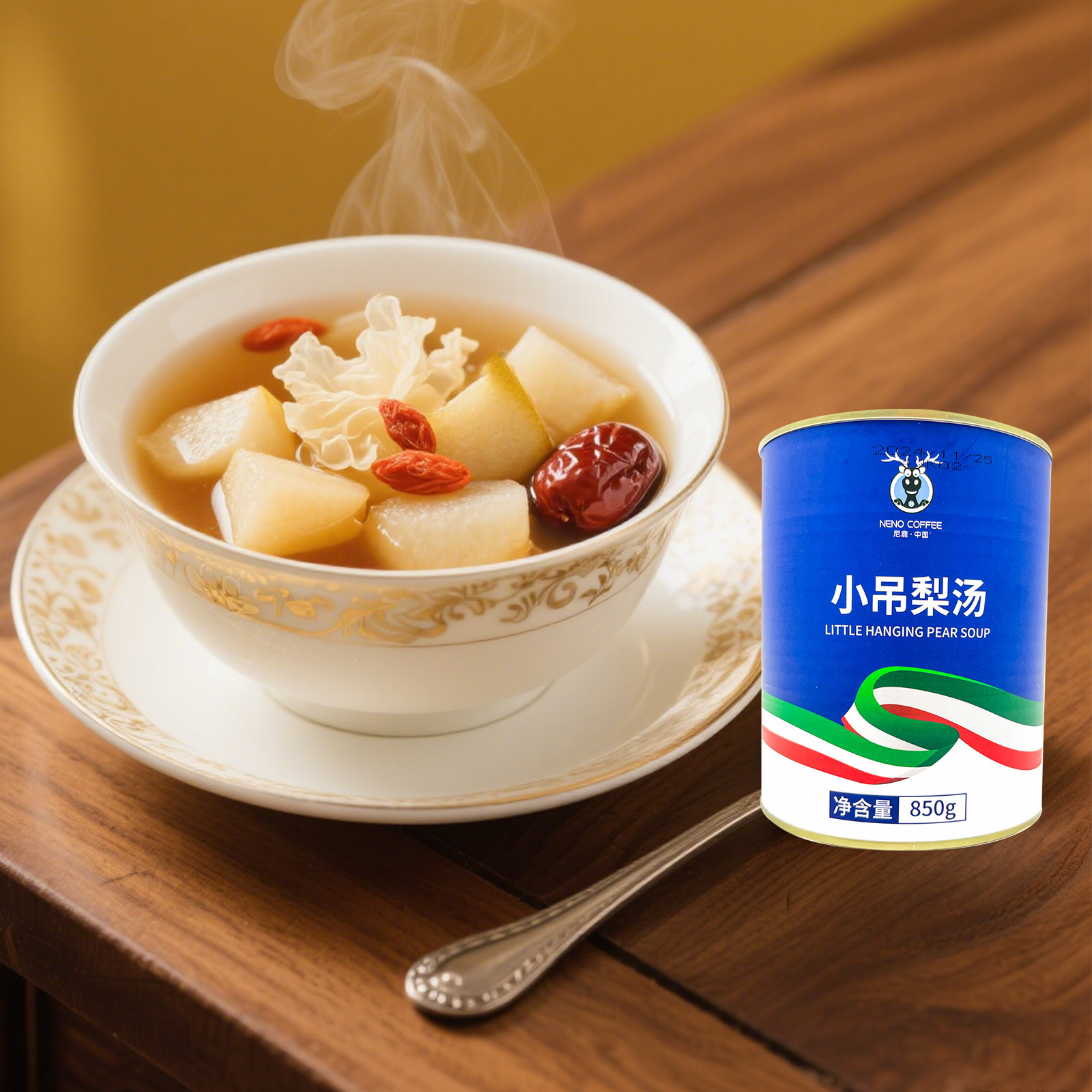 特价清仓尼鹿小吊梨汤850g即食古法正宗润喉解燥清甜不腻银耳红枣,粮油调味/速食/干货/烘焙,速食汤,淘宝优惠券,粉丝福利购,淘宝优惠卷