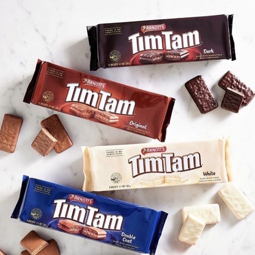 临期清仓澳大利亚进口雅乐思timtam双层原味黑巧克力味夹心饼干