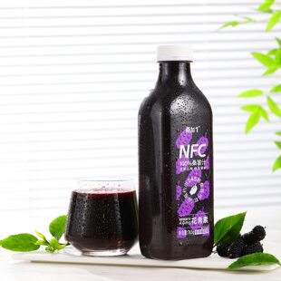 临期桑加1NFC100%桑葚汁765ml原果压榨低温锁鲜花青素即饮美味