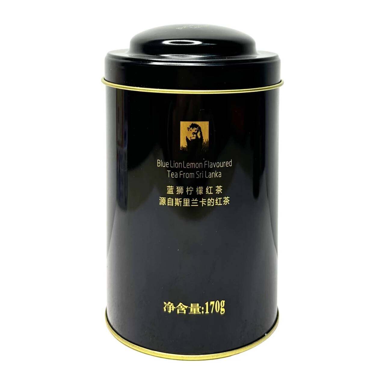 进口蓝狮柠檬味红茶代用茶170g