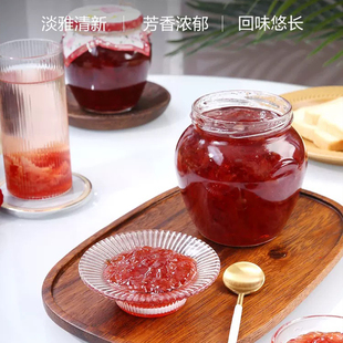 临期保加利亚进口吉姆重瓣红玫瑰酱680g焙烤食品用馅料涂抹早餐
